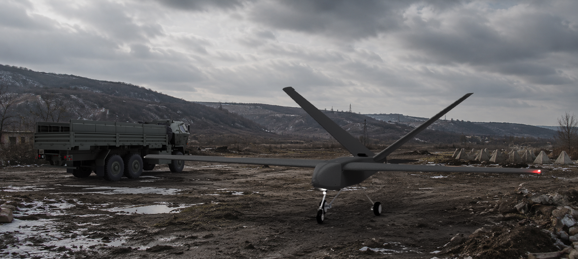 Long-Endurance Communications UAV in a field environment