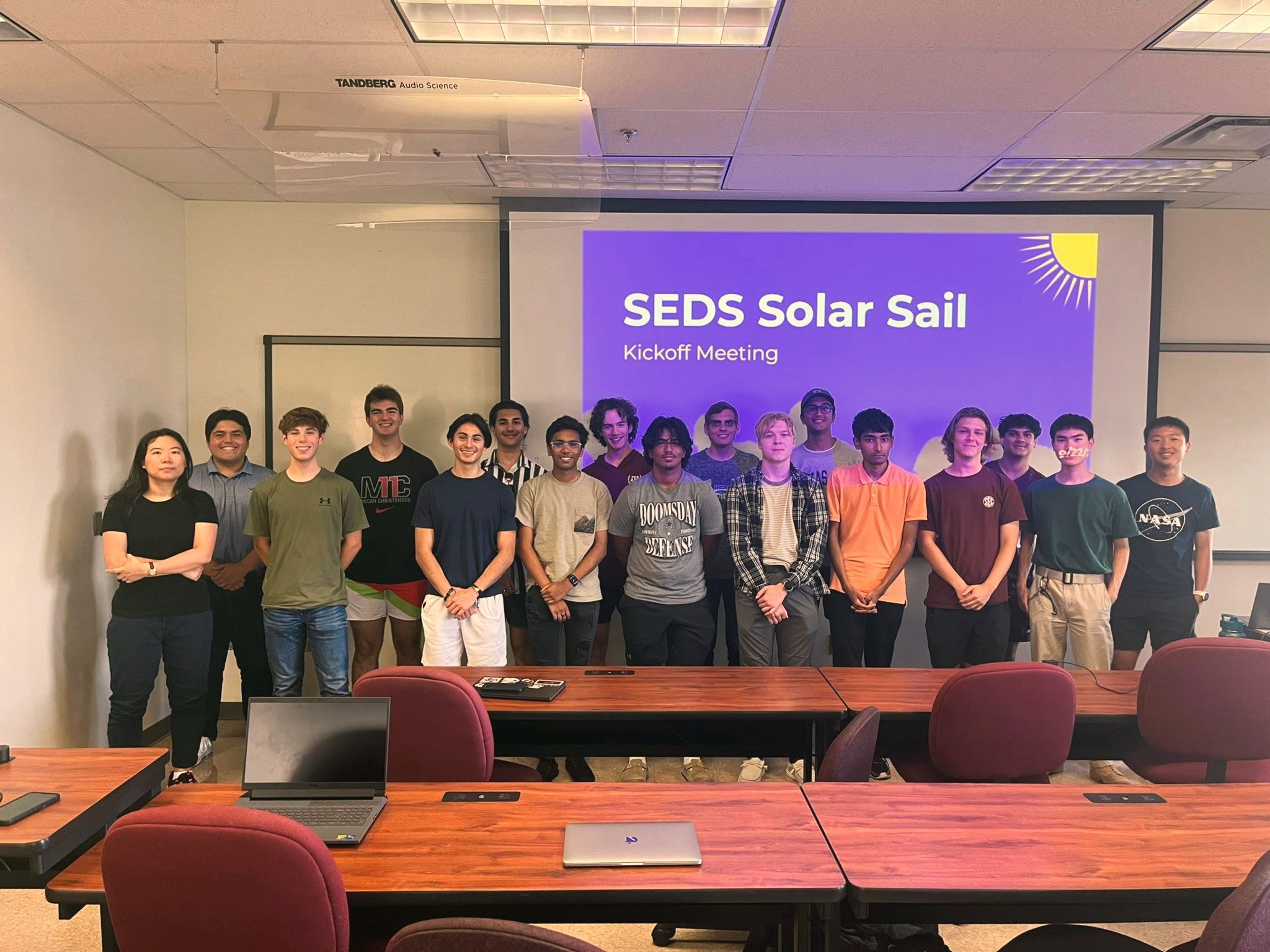 Texas A&M SEDS Solar Sail kickoff team